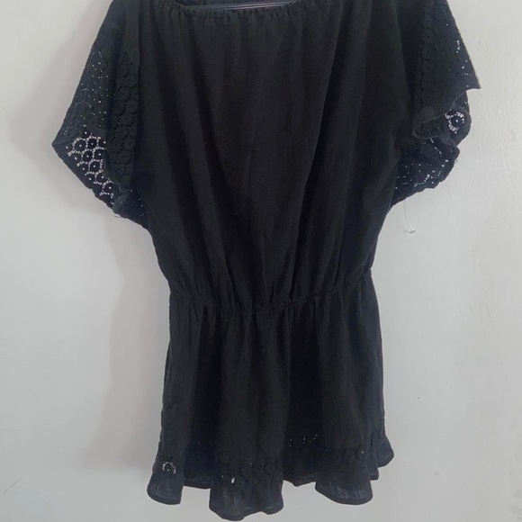 VSX black sun dress indie bikini beachy vibes super cute flowey summer bottoms - Picture 7 of 12